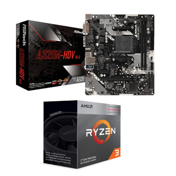 AMD Ryzen 3 3200G And ASRock A320M HDV Motherboard